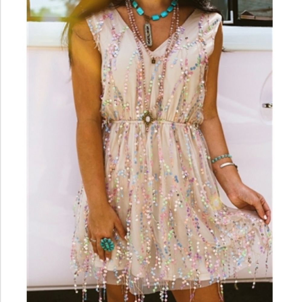 Southern Fried Chics ‘Shimmy for Me’ sequin dress
